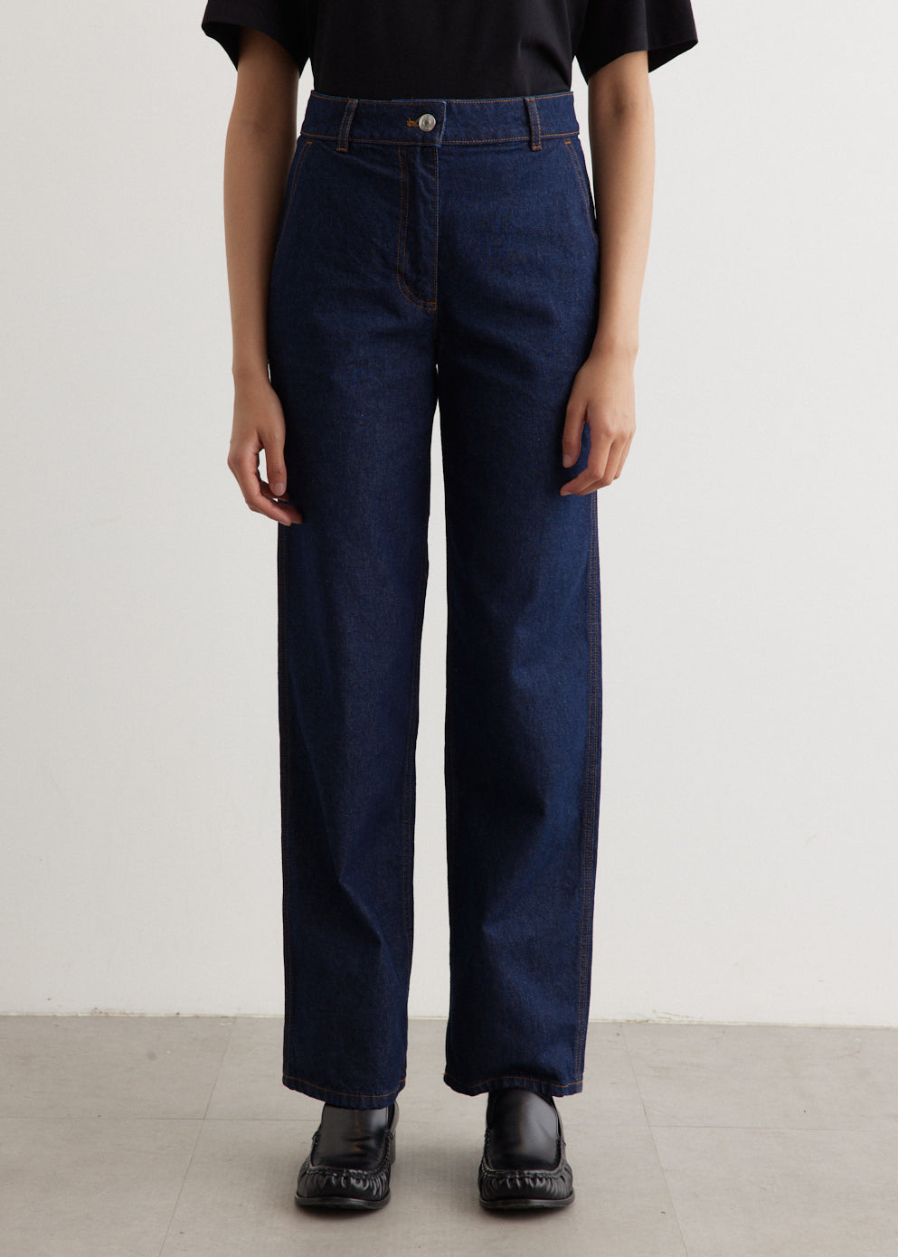 Straight Denim Jeans