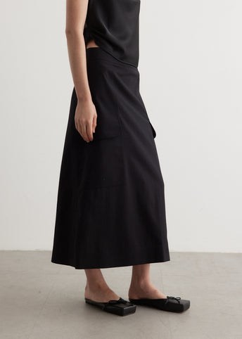 Tyrell Tailored Patch Pocket Skirt