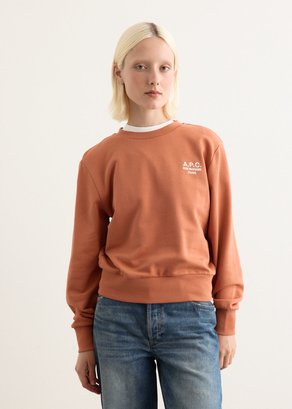 A.P.C. - Boxy Rue Madame Sweatshirt - Sweater,All Products : American Fashion Style Bags On Sale A.P.C. - Boxy Rue Madame Sweatshirt - Sweater,All Products : American Fashion Style Bags On Sale