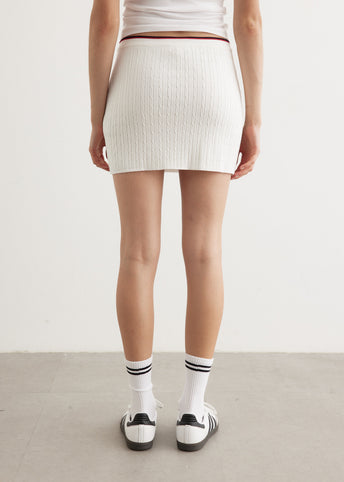 Serif Logo Mini Cable Skirt