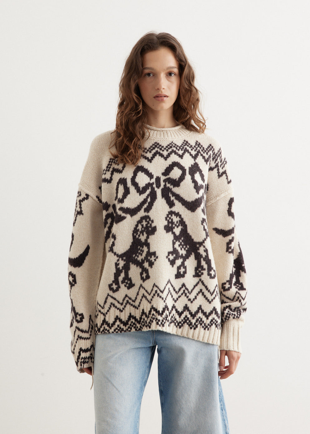 Acne Studios - Kaisen Donegal Knit - Knitwear,All Products : American Fashion Style Bags On Sale Acne Studios - Kaisen Donegal Knit - Knitwear,All Products : American Fashion Style Bags On Sale