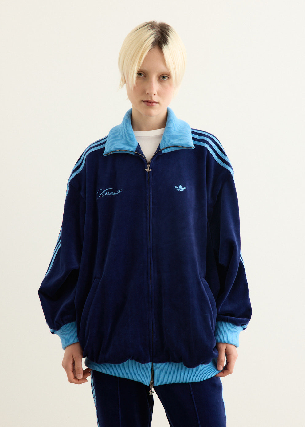 x Avavav Velvet Track Top Jacket