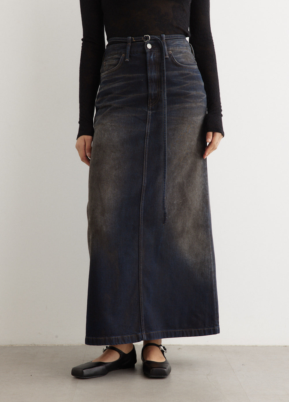Acne Studios - Talia Denim Maxi Skirt - Skirt,All Products : American Fashion Style Bags On Sale Acne Studios - Talia Denim Maxi Skirt - Skirt,All Products : American Fashion Style Bags On Sale