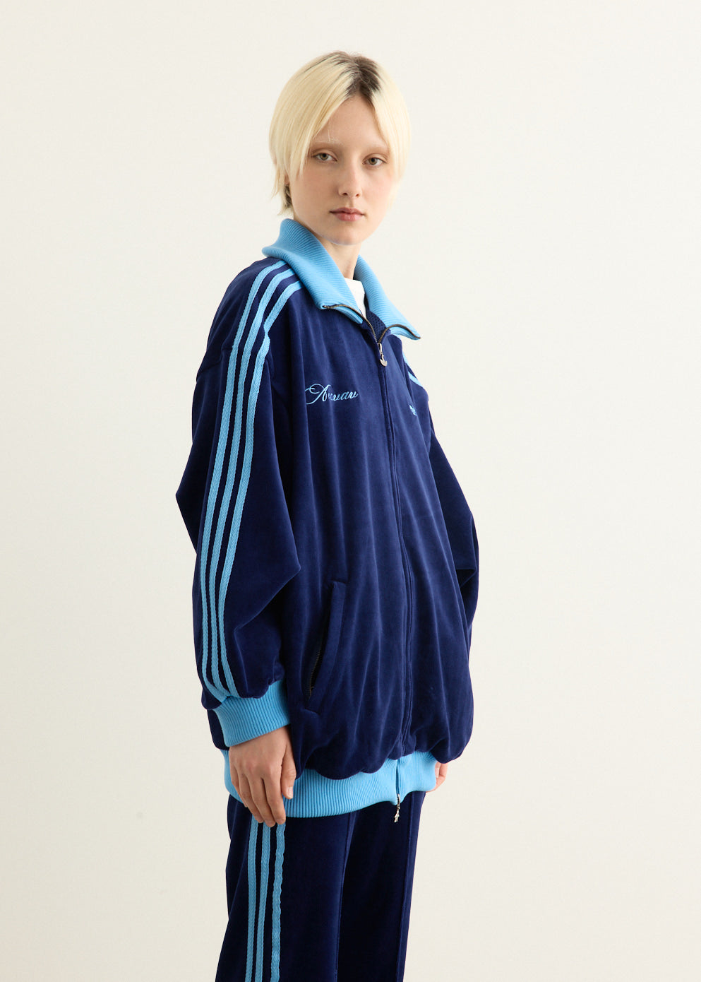 x Avavav Velvet Track Top Jacket