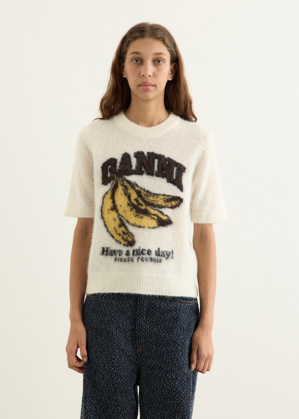 Brushed Alpaca Graphic T-Shirt