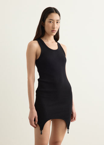Cotton Ribbed Garter Dress