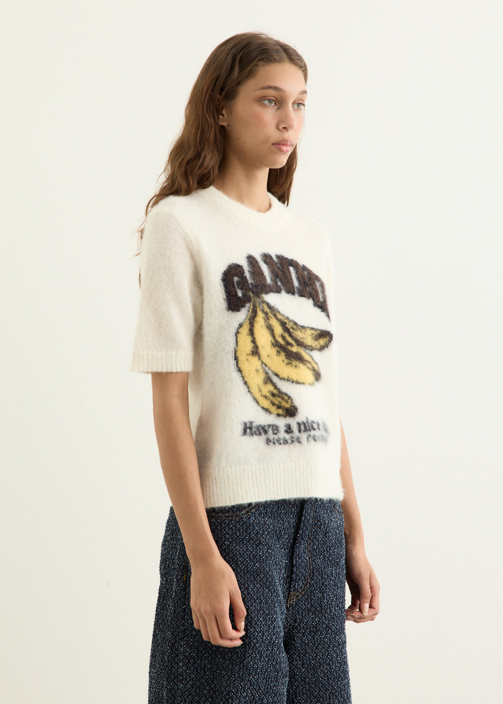 Brushed Alpaca Graphic T-Shirt