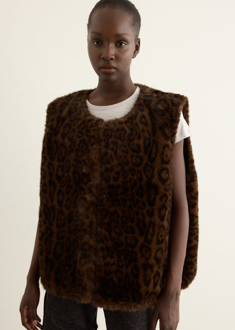 Collarless Pocket Vest