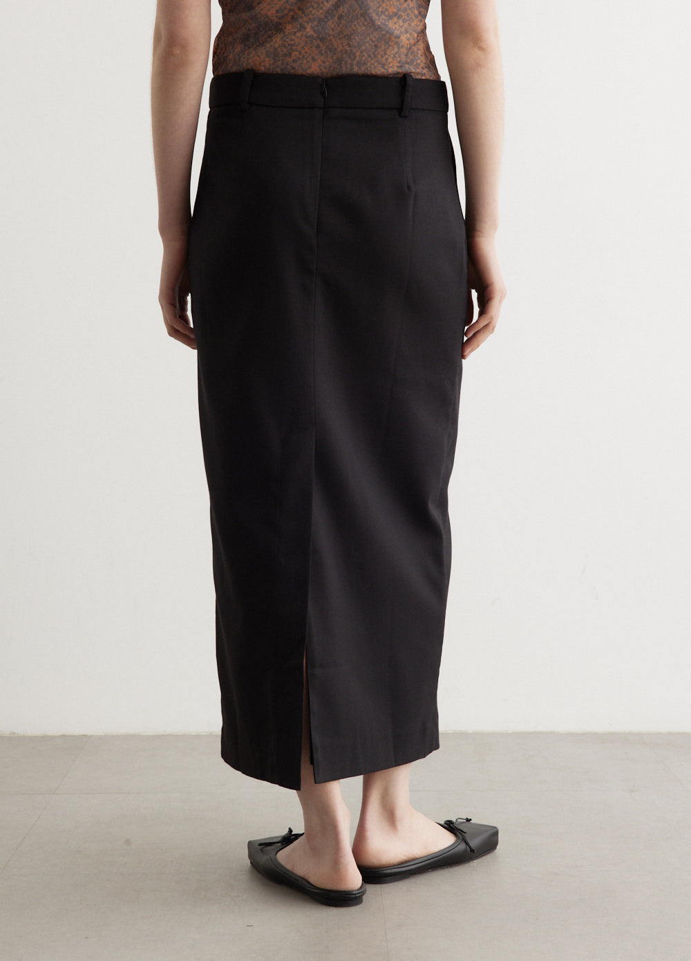 Pillar Long Tailored Skirt