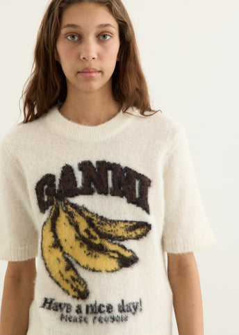 Brushed Alpaca Graphic T-Shirt