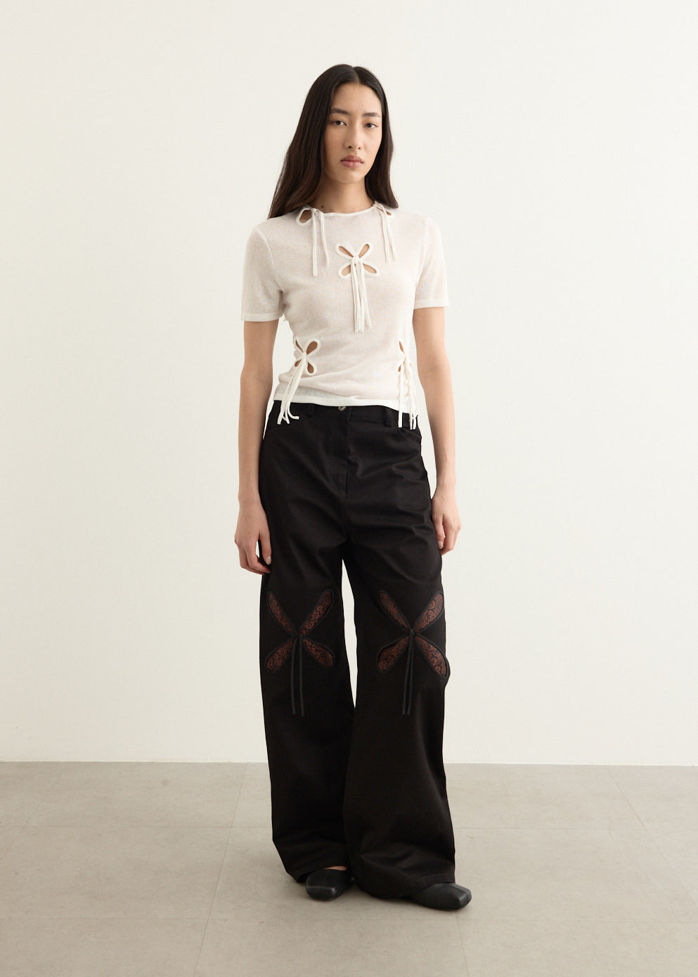 Petal Twill Trousers