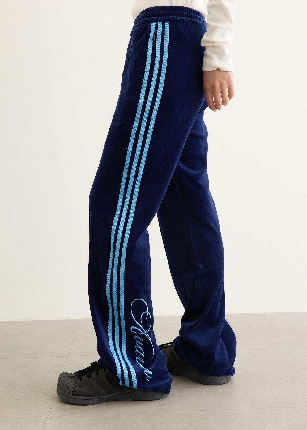 x Avavav Velvet Track Pants