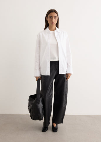 Leather Balloon Pants