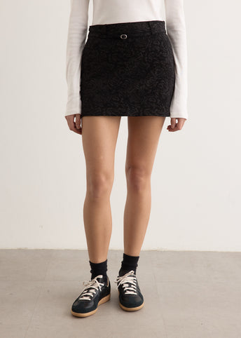 Elixir Belted Mini Skirt