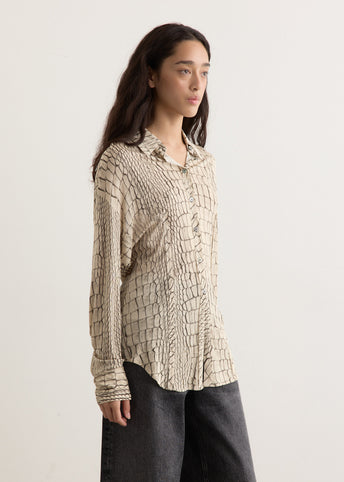 Suri Croco Fluid Shirt