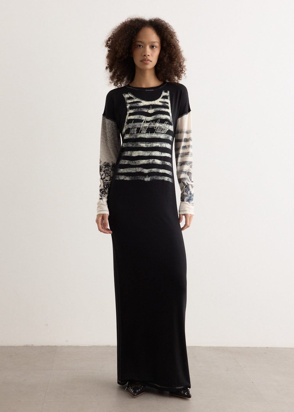 Thin Jersey Long Sleeves Dress