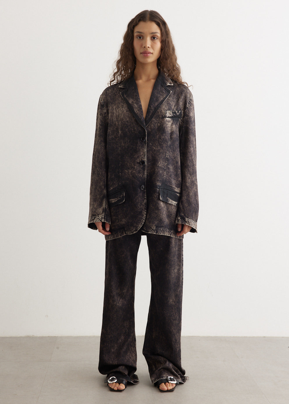Acne Studios - Juylia Twill Fluid Suiting Jacket - Jacket,All Products : American Fashion Style Bags On Sale Acne Studios - Juylia Twill Fluid Suiting Jacket - Jacket,All Products : American Fashion Style Bags On Sale