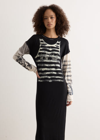 Thin Jersey Long Sleeves Dress