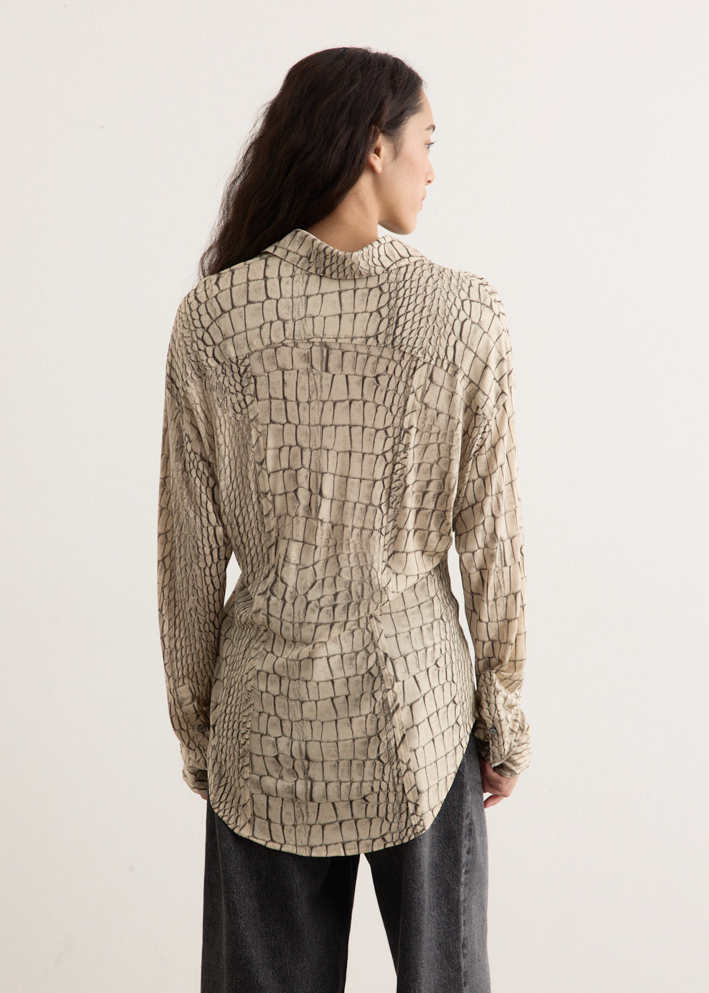 Suri Croco Fluid Shirt