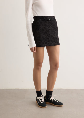 Elixir Belted Mini Skirt