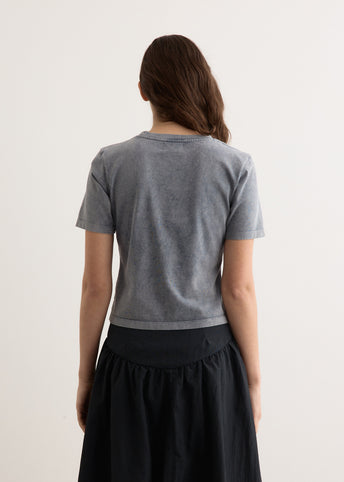 Heavy Cotton Jersey Heart Small T-Shirt