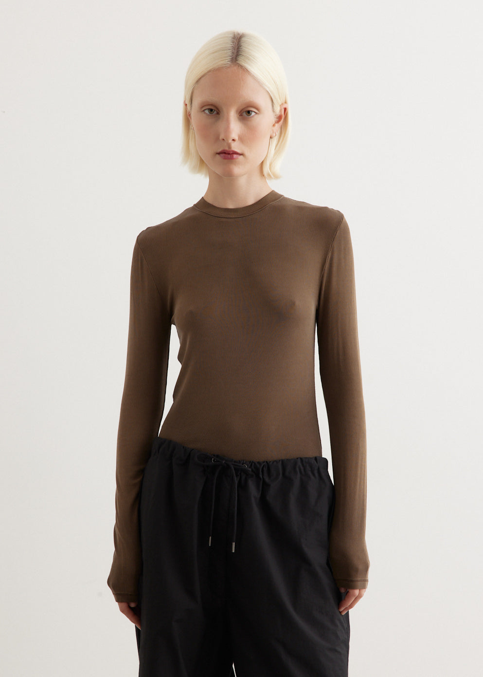 Acne Studios - Erman Cupro Long Sleeve T-Shirt - Tops,All Products : American Fashion Style Bags On Sale Acne Studios - Erman Cupro Long Sleeve T-Shirt - Tops,All Products : American Fashion Style Bags On Sale