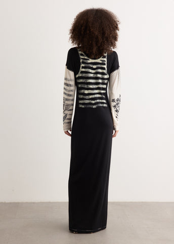 Thin Jersey Long Sleeves Dress