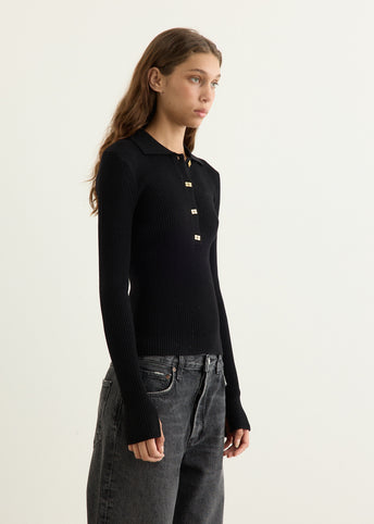 Fine Sequin Polo