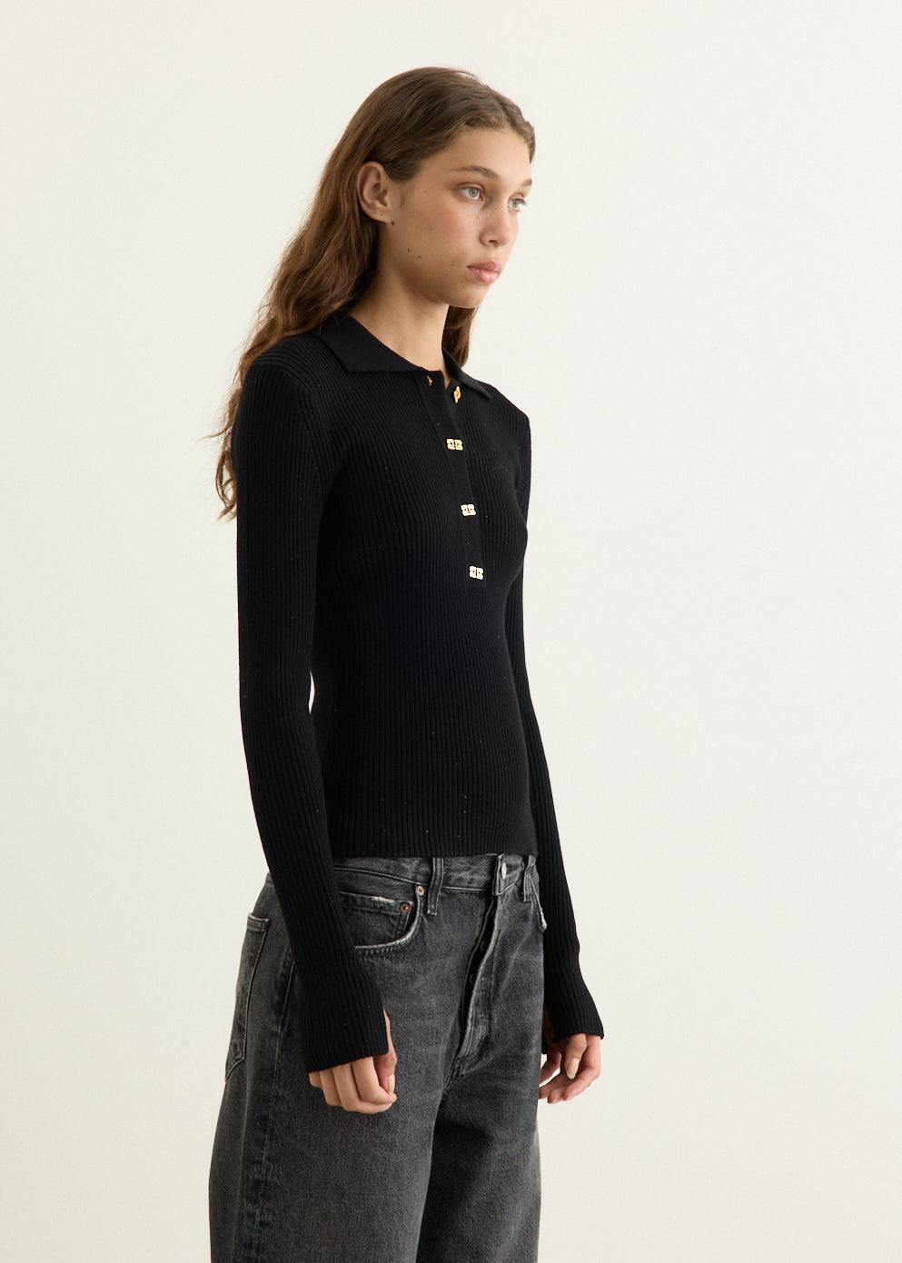 Fine Sequin Polo