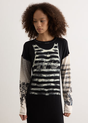 Thin Jersey Long Sleeves Dress
