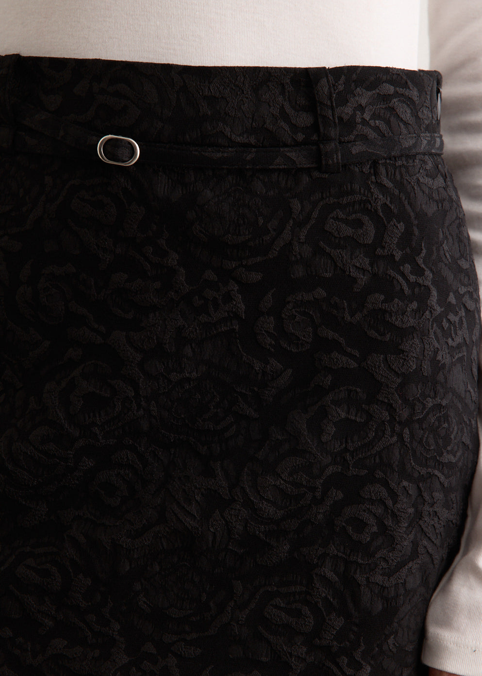 Elixir Belted Mini Skirt