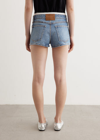 High Rise Mini Short Pointelle Undie Shorts