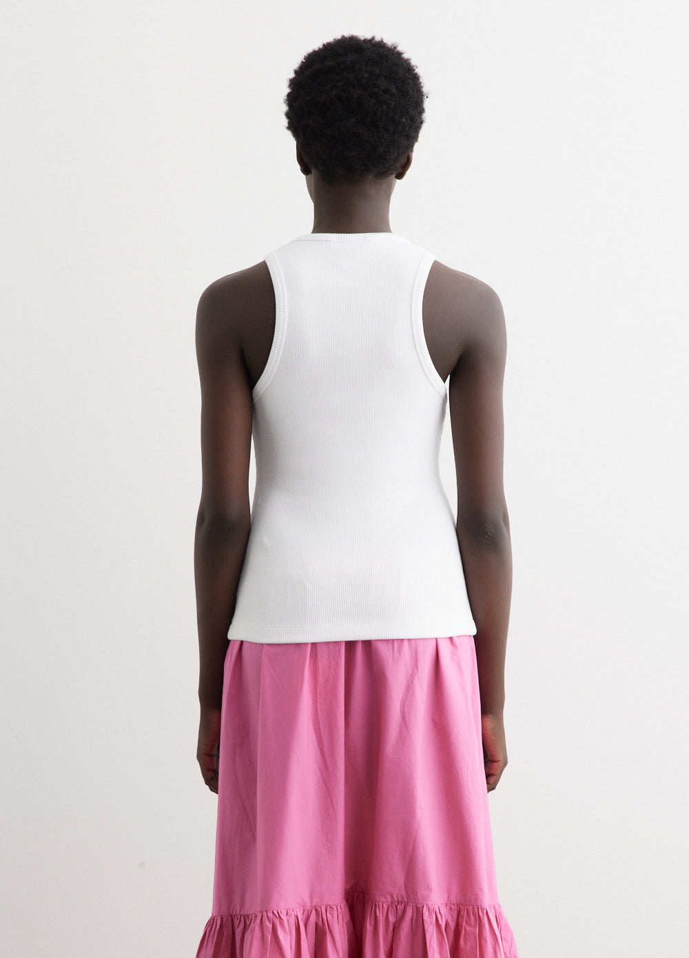 Graphic Rib Heart Tank Top