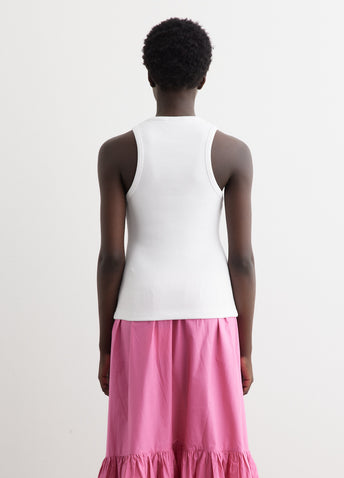 Graphic Rib Heart Tank Top