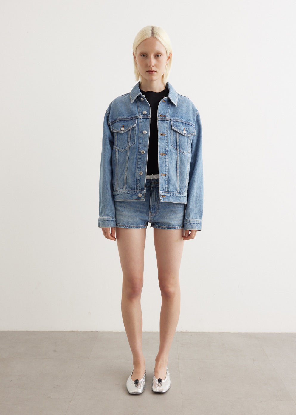 High Rise Mini Short Pointelle Undie Shorts