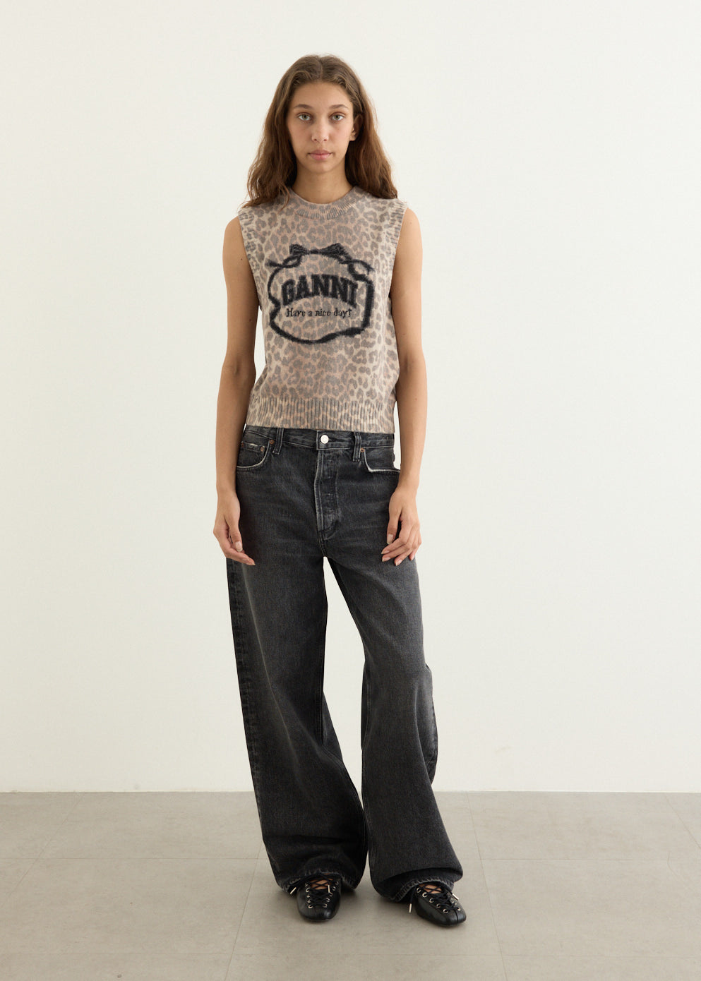 Graphic Wool Vest