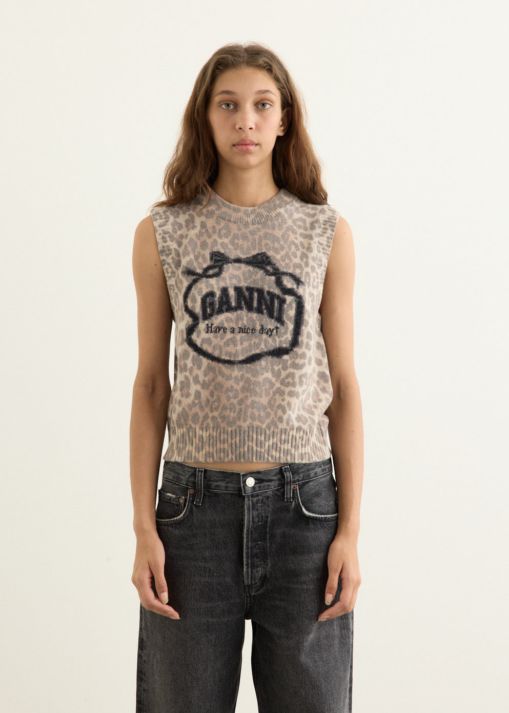 Graphic Wool Vest