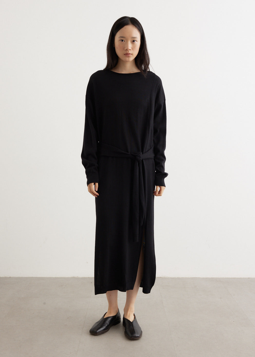 Long Trompe L'oeil Dress