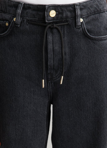 Heavy Denim Izey Drawstring Jeans