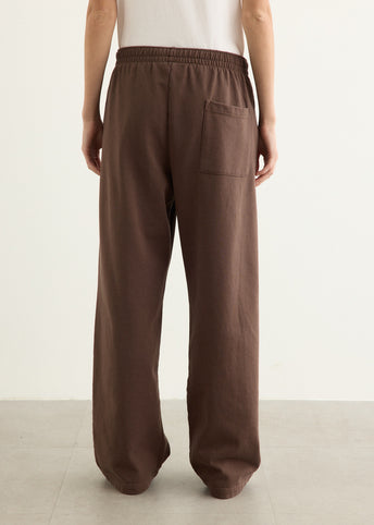 NY Crest Embroidered Wide Sweatpants