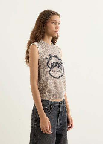 Graphic Wool Vest