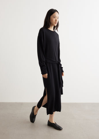 Long Trompe L'oeil Dress