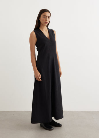 Fluid V-Neck Dress