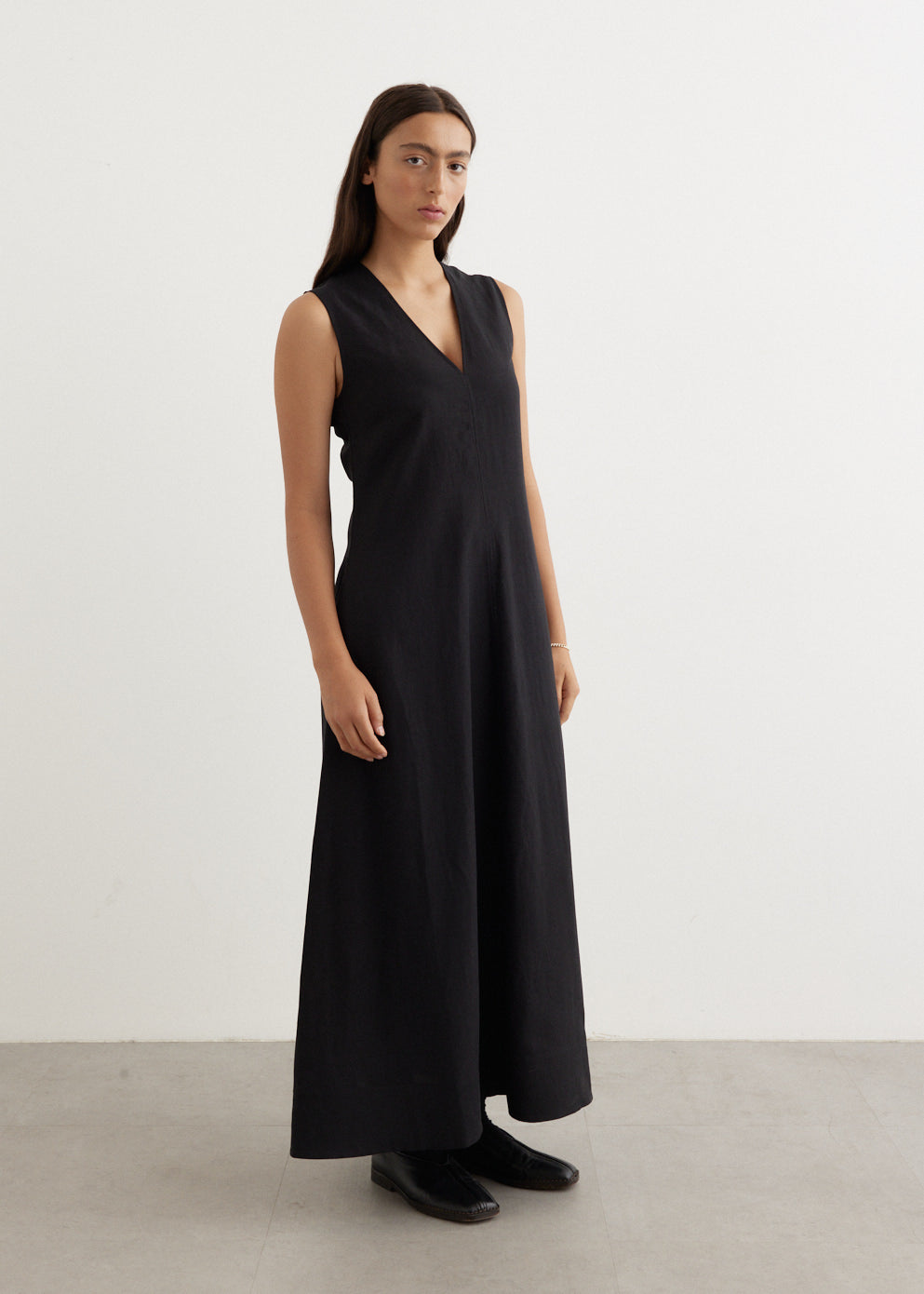 Fluid V-Neck Dress