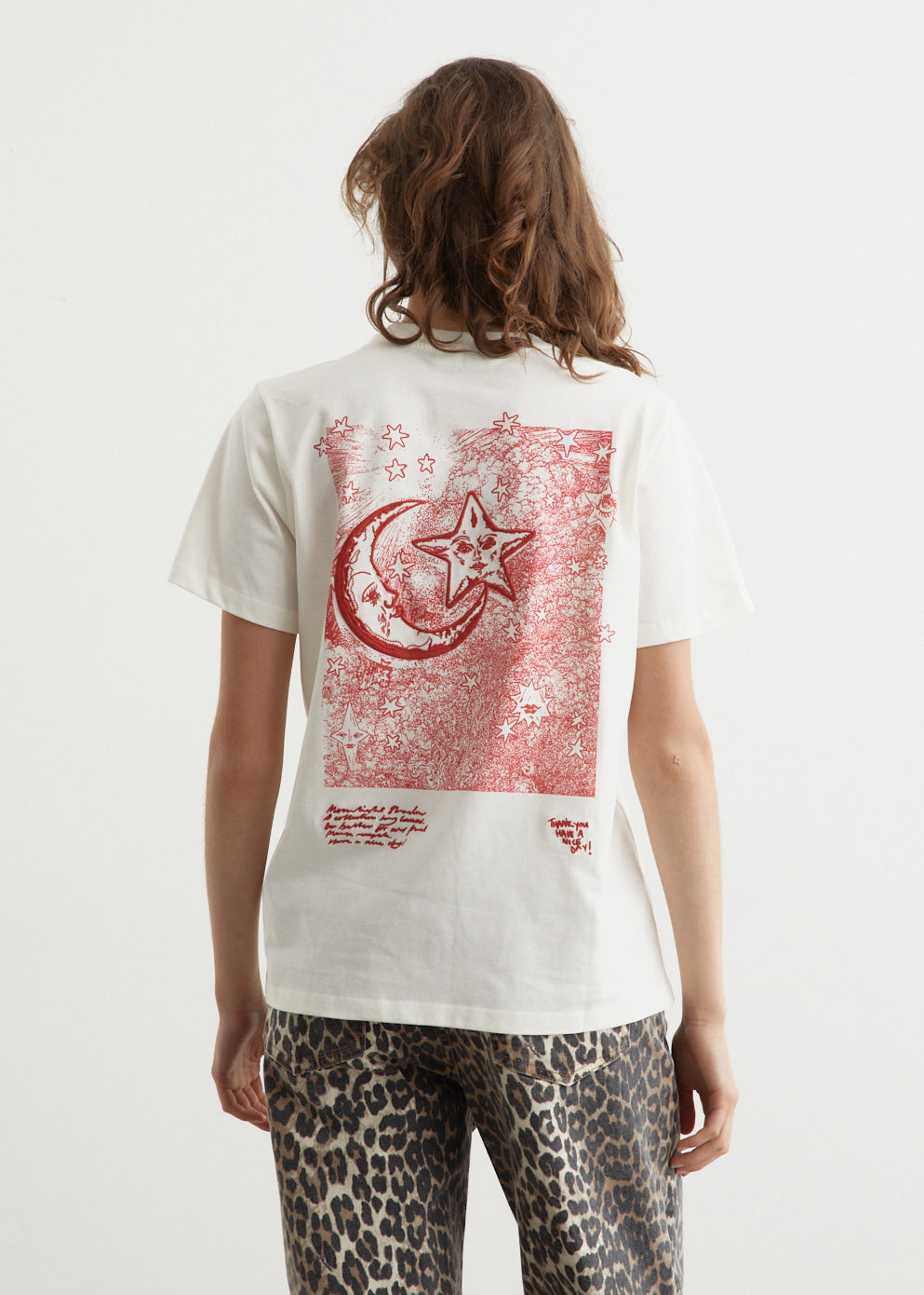 Basic Jersey Celestial Poster Relaxed T-Shirt