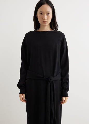 Long Trompe L'oeil Dress