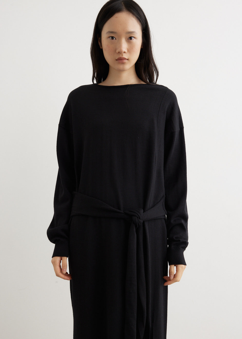 Long Trompe L'oeil Dress