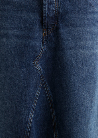 De-Pago Gonna Maxi Denim Skirt