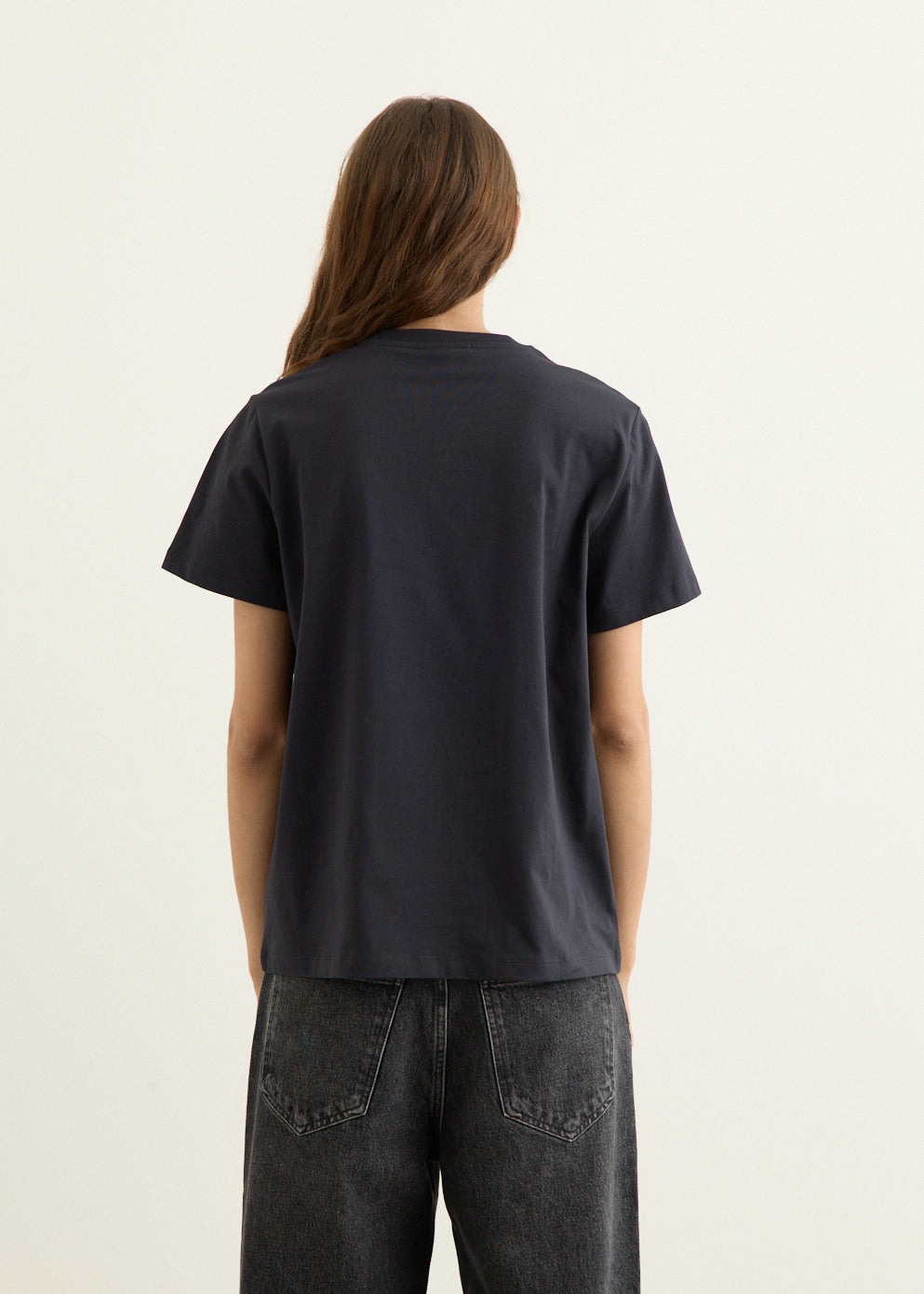 Basic Cotton Jersey Bunny Relaxed T-shirt