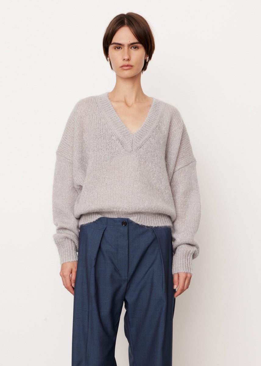 ニット/セーター epa mohair V neck knit GRY womens-incu-802_90df54eb-b545-